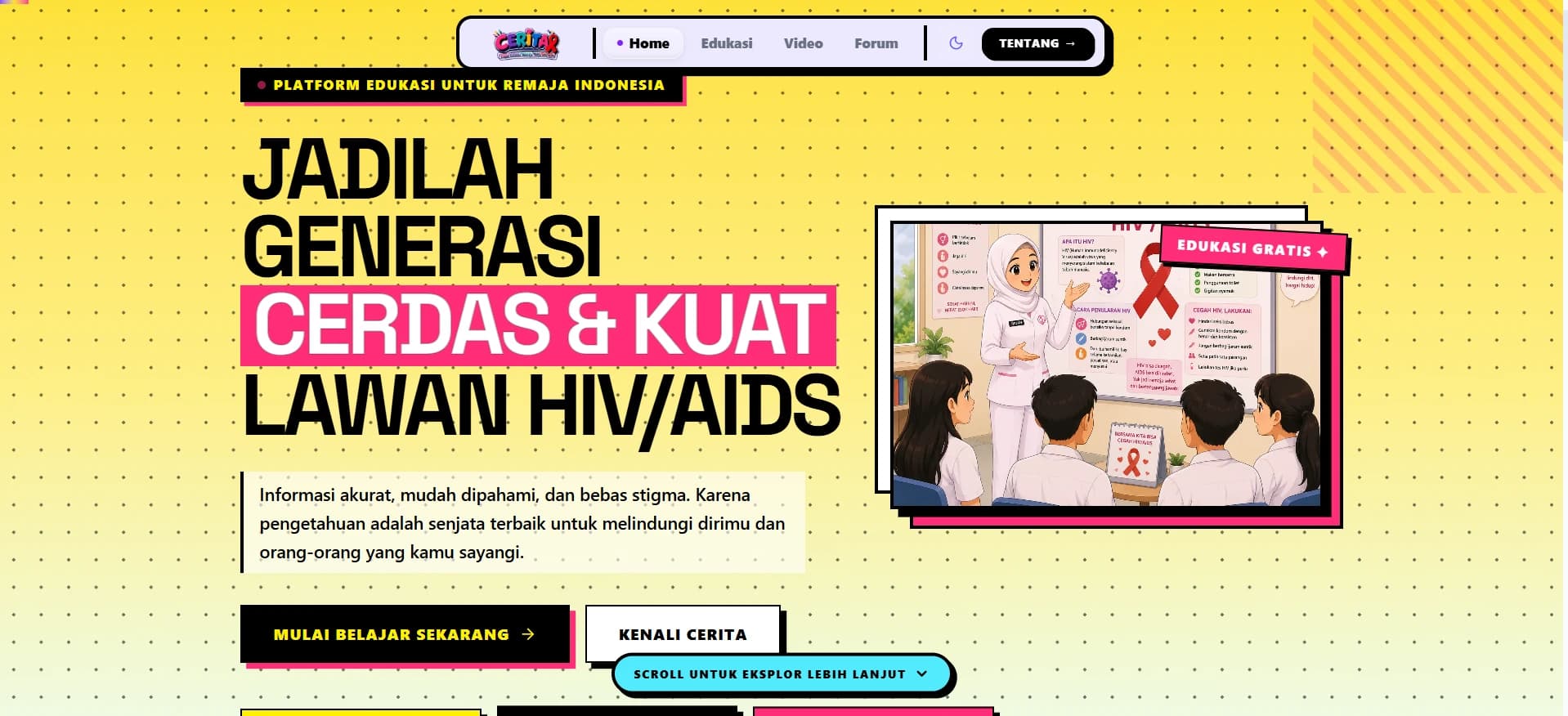 CERITA screenshot