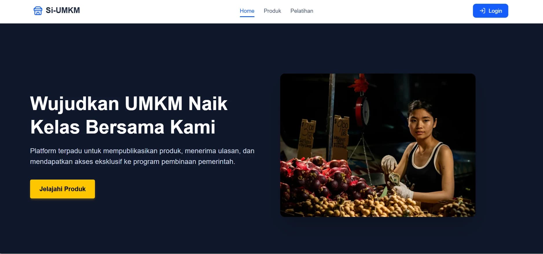 Si-UMKM screenshot